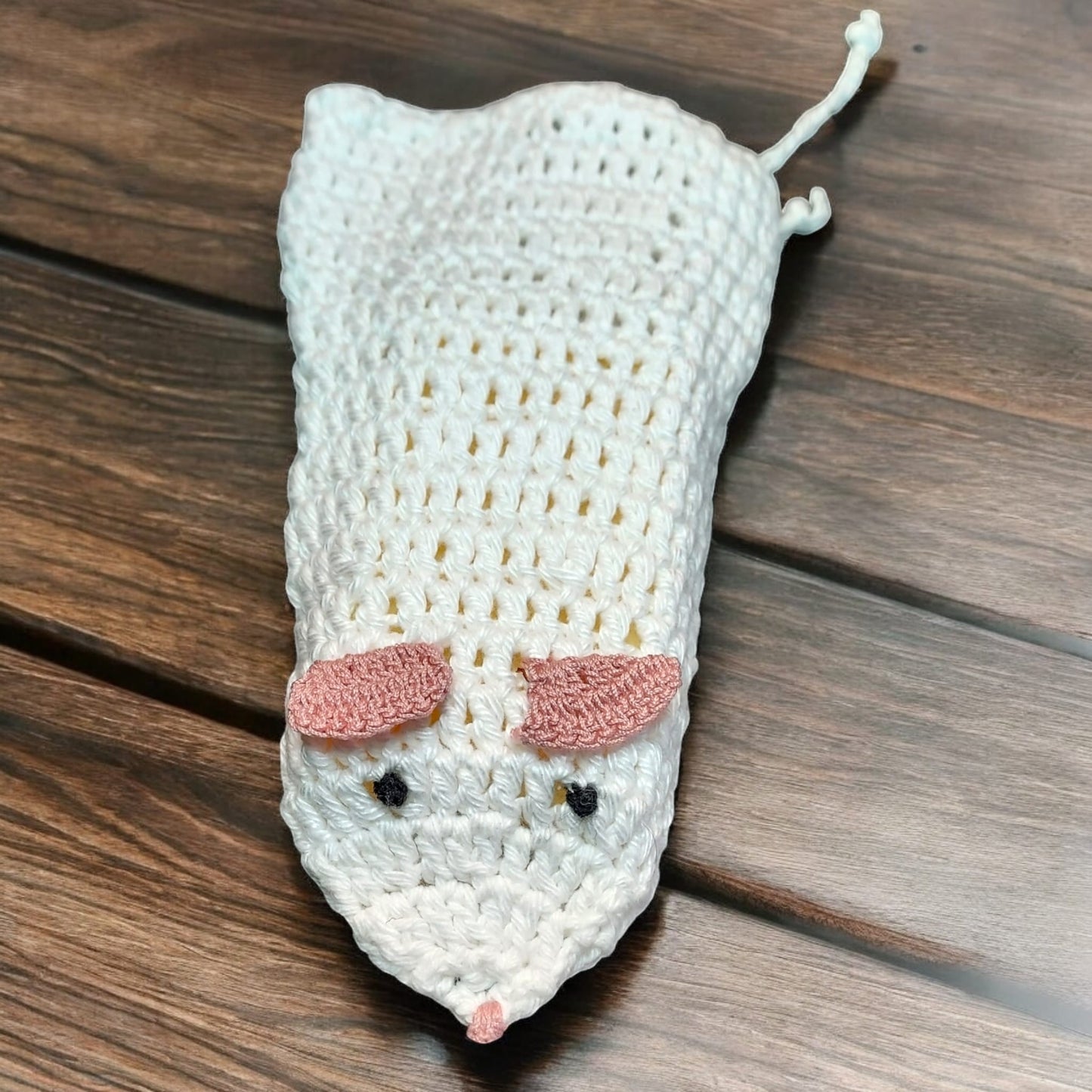 Seifensäckchen weiße Maus