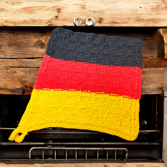 Deutschlandfahne Topflappen - Spültuch